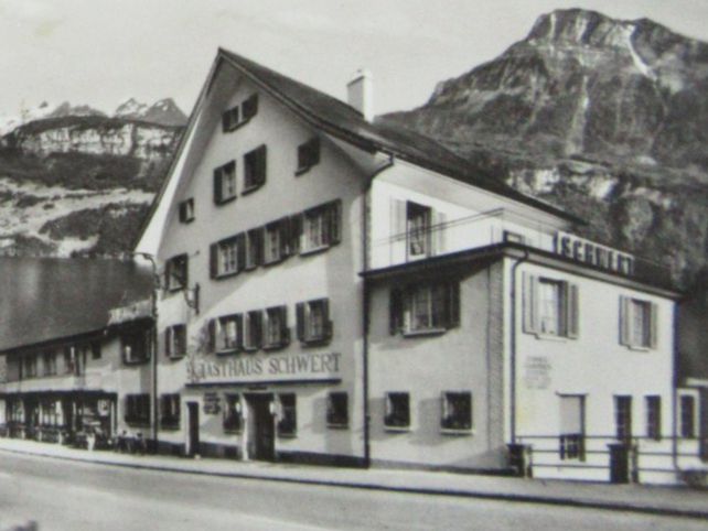 Cartes postales: GERSAU HOTEL SCHWERT SZ AK – D'occasion à Ettingen par Hausi4711 1