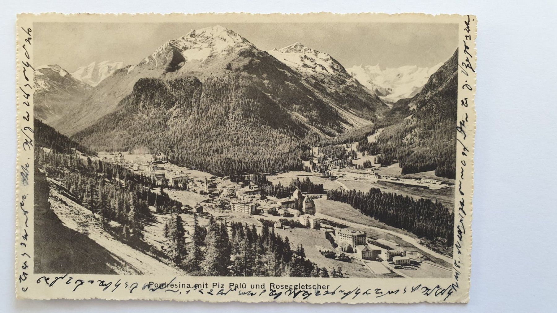Ansichtskarten: Pontresina. Oberengadin. Graubünden. 3 Ansichtskarten. – Gebraucht aus Goldach von armando_r 6