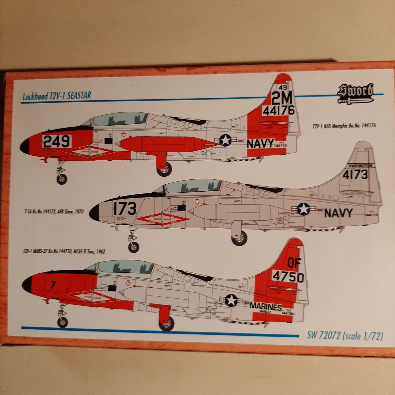 Lockheed Kit di modellismo & Modellini statici: 3210 ... Lockheed T2V-1/T-1 A Seastar ... Sword 72072 – Nuovo (secondo la descrizione) da Bonstetten venduto da Benibanny59 1