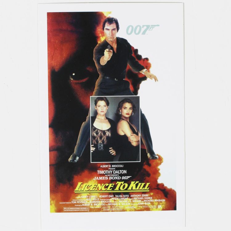 Postkarte James Bond 007 Poster Artwork USA 1989 (Neu (gemäss ...