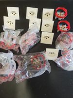 8 Stück Steckdosen 1xT23, 16A Feller weiss