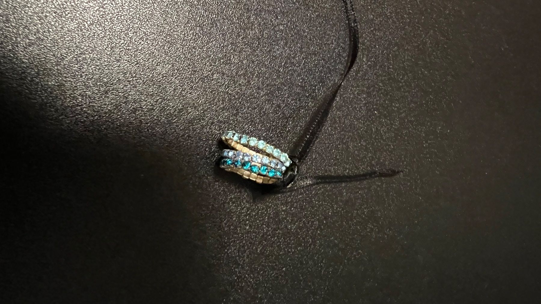 Anelli: New Multi-Beaded Blue Ring/Anneau/Bague – Nuovo (secondo la descrizione) da Versoix venduto da annavm29 1