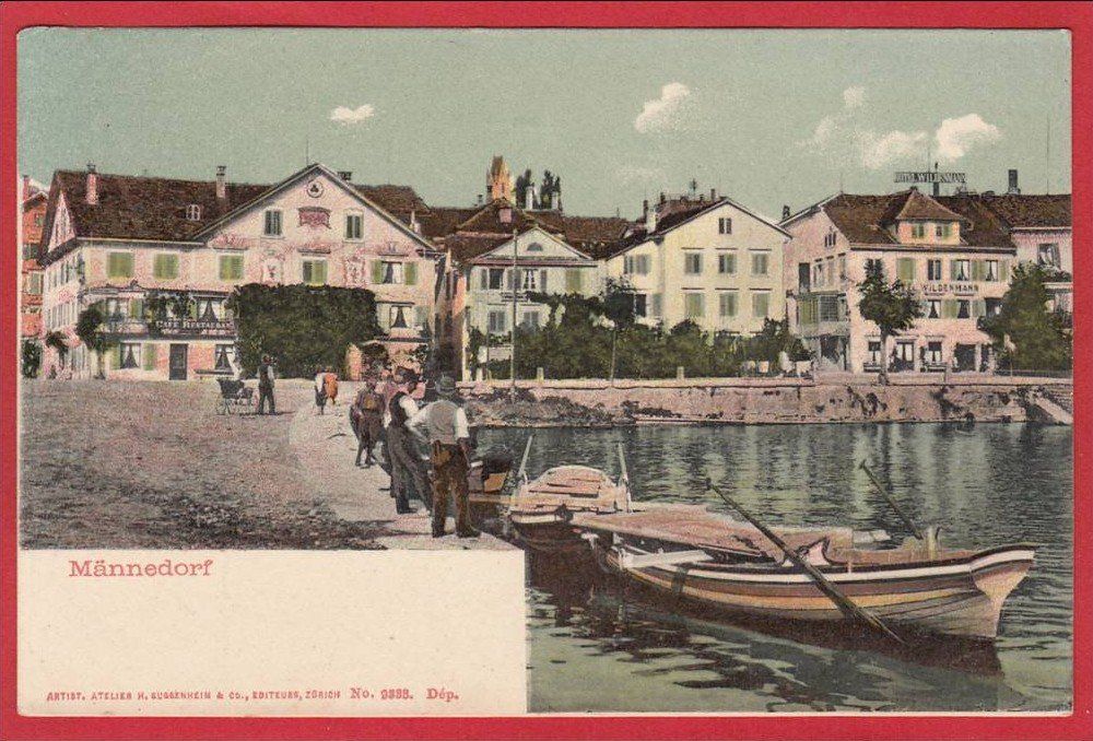 Ansichtskarten: MÄNNEDORF – Gebraucht aus Grüningen von Kartenlaube