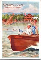 Plage, Strandbad, Colombier (NE), Wassersport, 1933