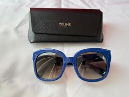 Celine Sonnenbrille, blau, neuwertig, inklusive Etui