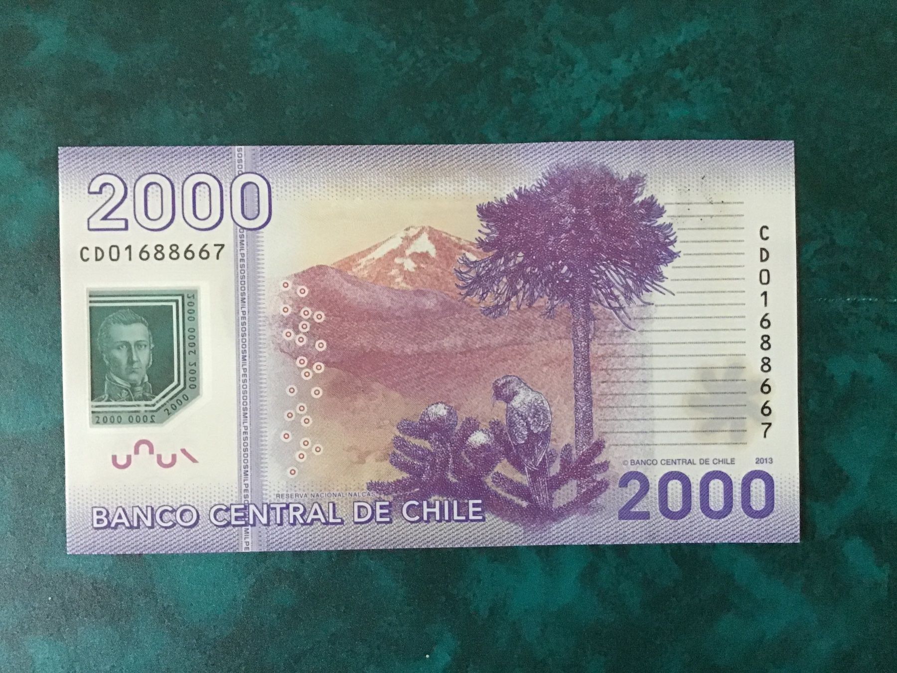 Billets de banque: Chile 2000 Pesos 2013 – D'occasion à Urtenen-Schönbühl par absolut08 1