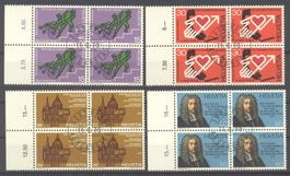 1975, Sonderpostmarken, Viererblöcke, ET