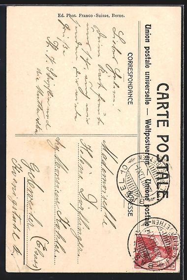 Cartoline postali: AK Basel, Neue Hauptpost beim Bahnhof – Usato da Berlin venduto da bartko-reher 1