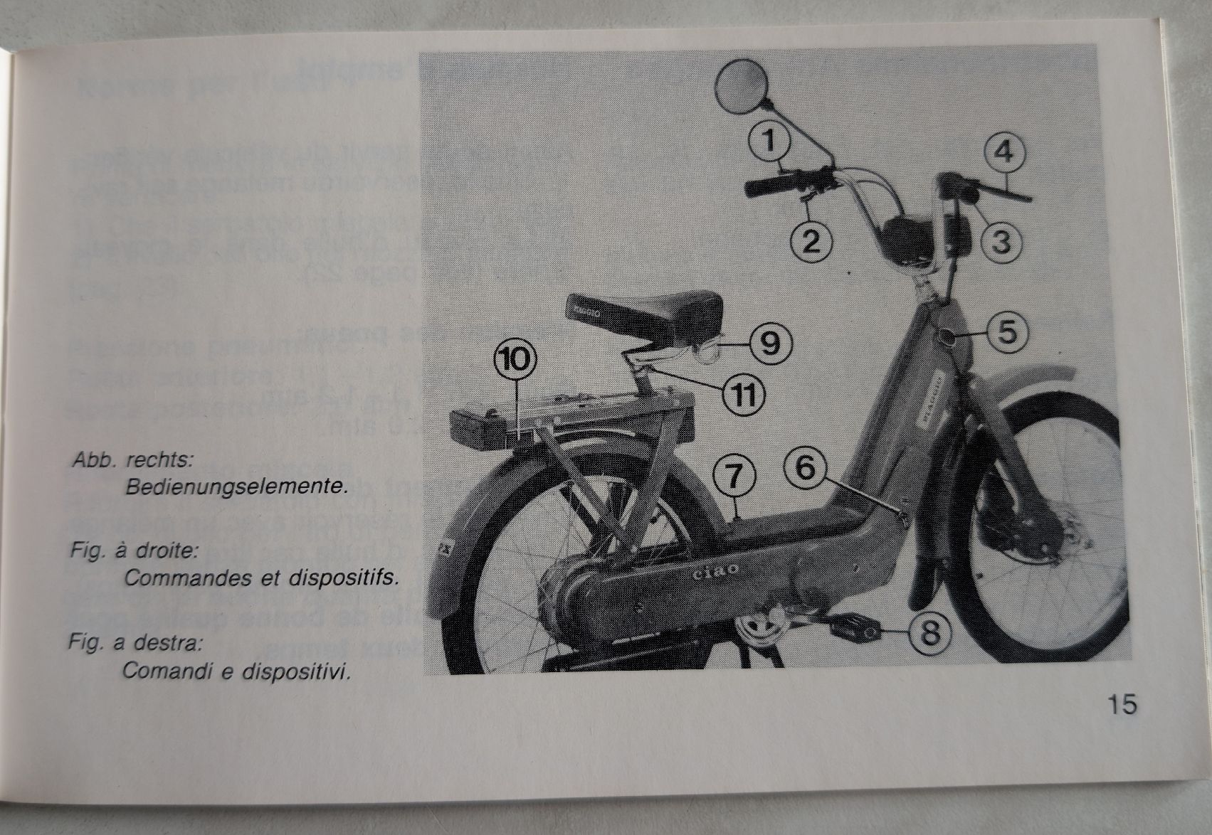 Libri: Bedienungsanleitung Piaggio CIAO-SI – Nuovo (secondo la descrizione) da Oberriet SG venduto da Bokost 1