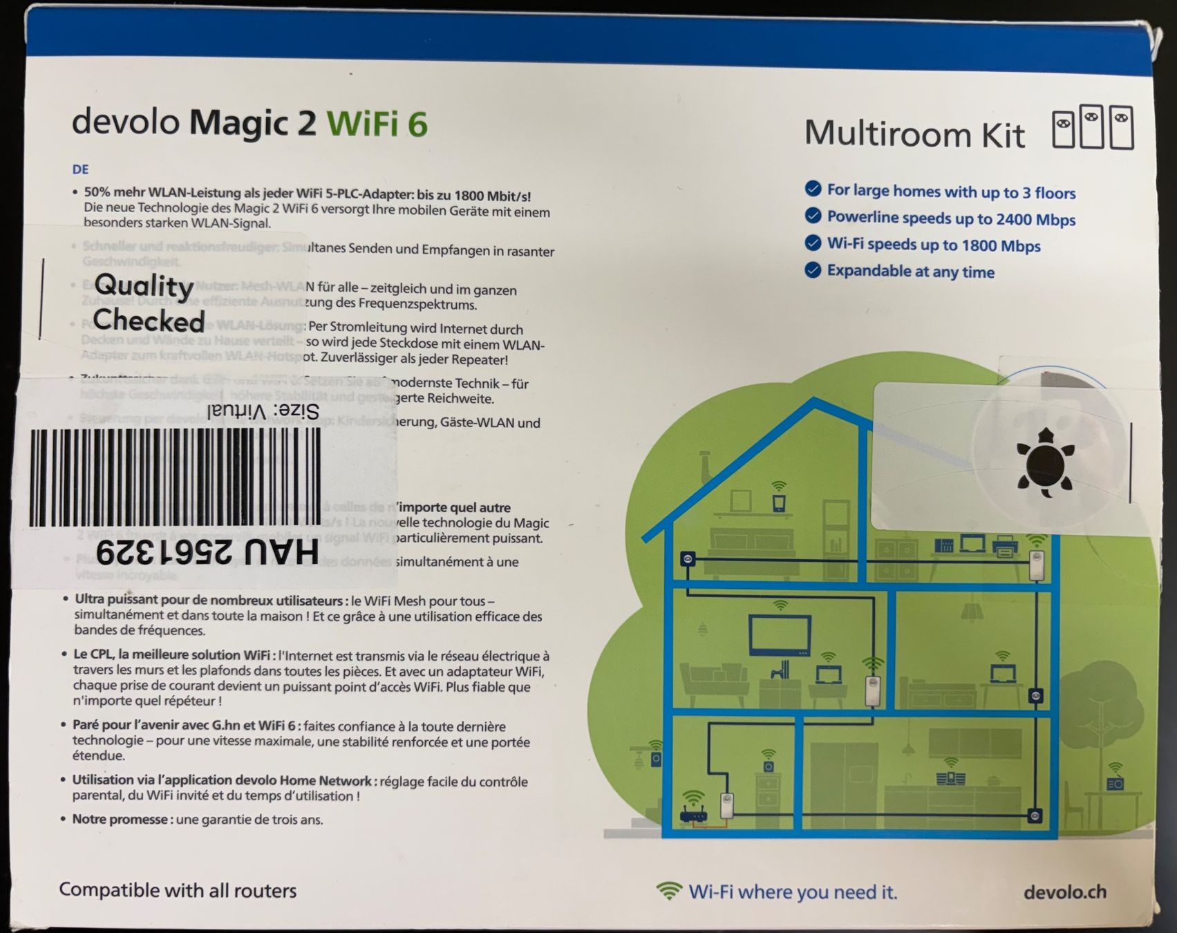 Devolo WiFi: Devolo Magic 2 Wifi 6 Multiroom Kit – Usato da Wädenswil venduto da joh_sc5s 1