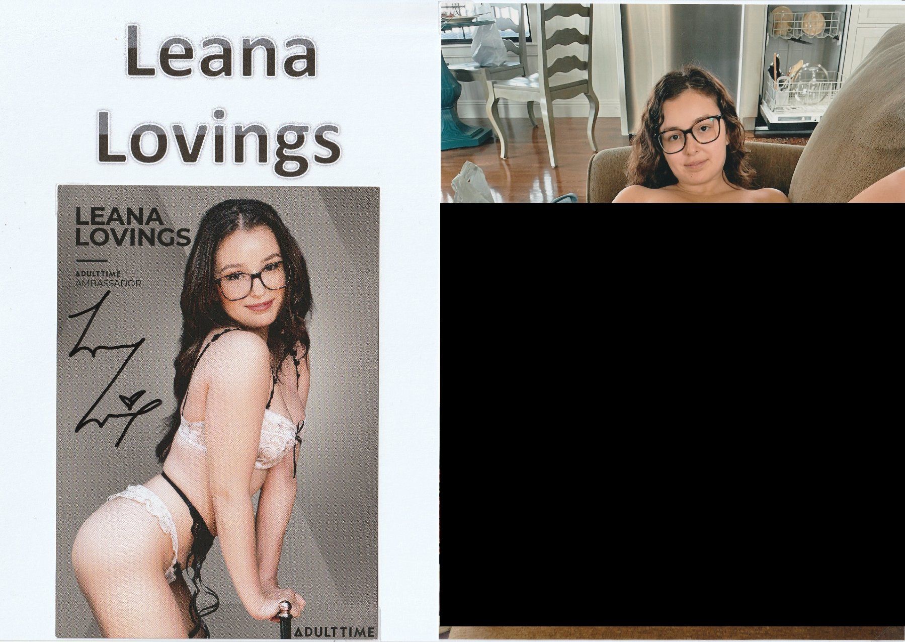 Autogramme: Leana Lovings / Originalautogramm – Neu (gemäss Beschreibung) aus Schwyz von racingautographs