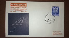 Swissair Abu Dhabi - Geneva 06.11.1976