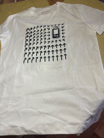 T-shirt Mammut bianca con stampa  XL-nuovo
