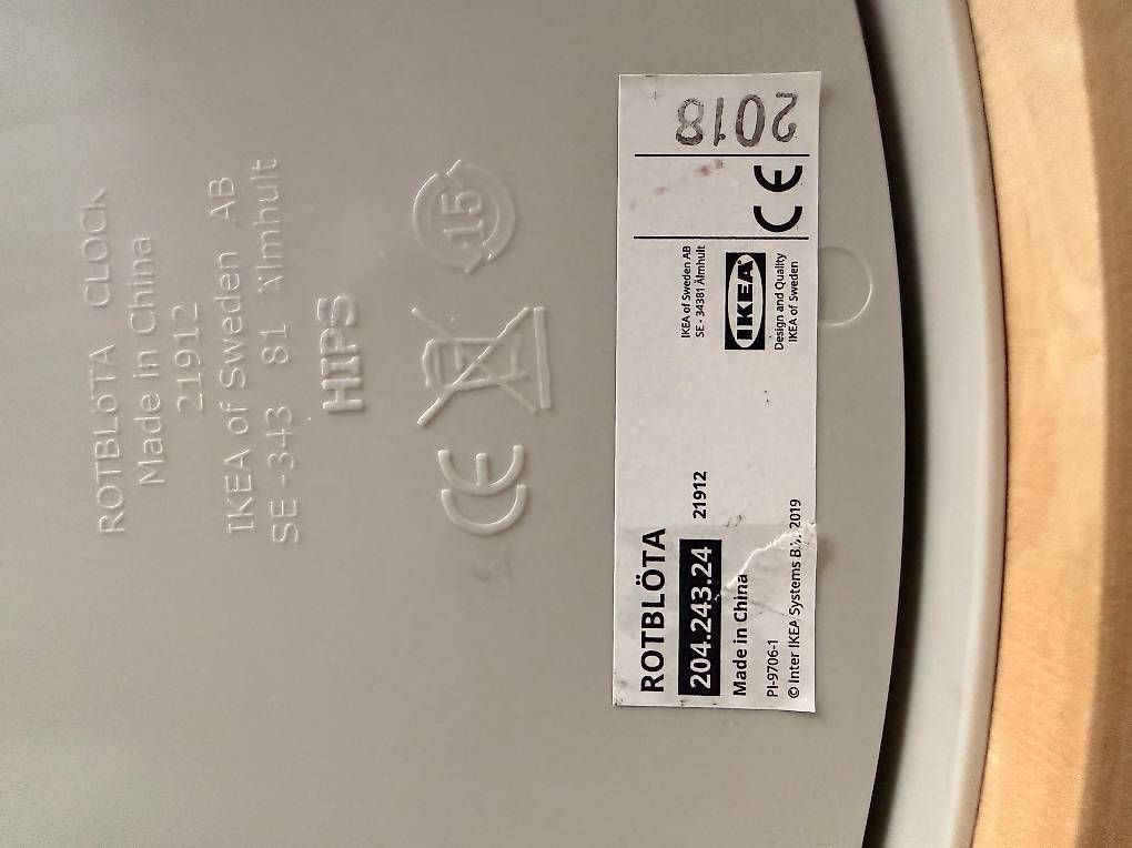 Orologi: Rotblöta Wanduhr Ikea  – Usato da Zürich venduto da sua_8b9h 1