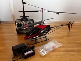RC-Hubschrauber Walkera LAMA 400D mit vielen Ersatzteilen