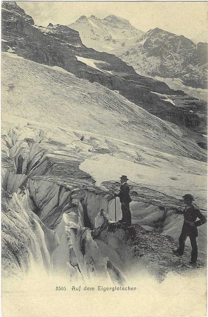 Ansichtskarten: Auf dem Eigergletscher – Gebraucht aus Brenles von hello1063