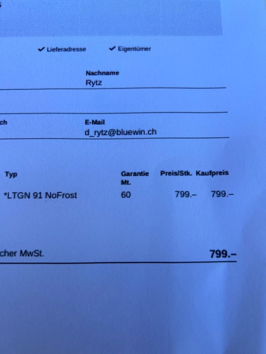 Congelatori: tiefkühlschrank liebherr  Nofrost – Usato da Basel venduto da faz_hdd8 8
