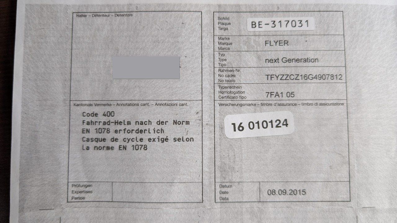 Flyer Velos: Electric road bike 45Km/h – Gebraucht aus Bevaix von Birlibam0 5