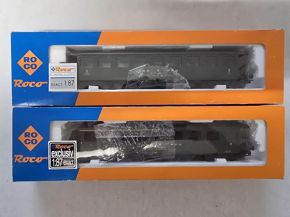 Roco H0 Waggons 44730/44731, neuwertig, perfekt für Sammler (Neu ...