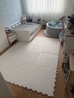 Schaumstoffmatte 14 Stück weiss