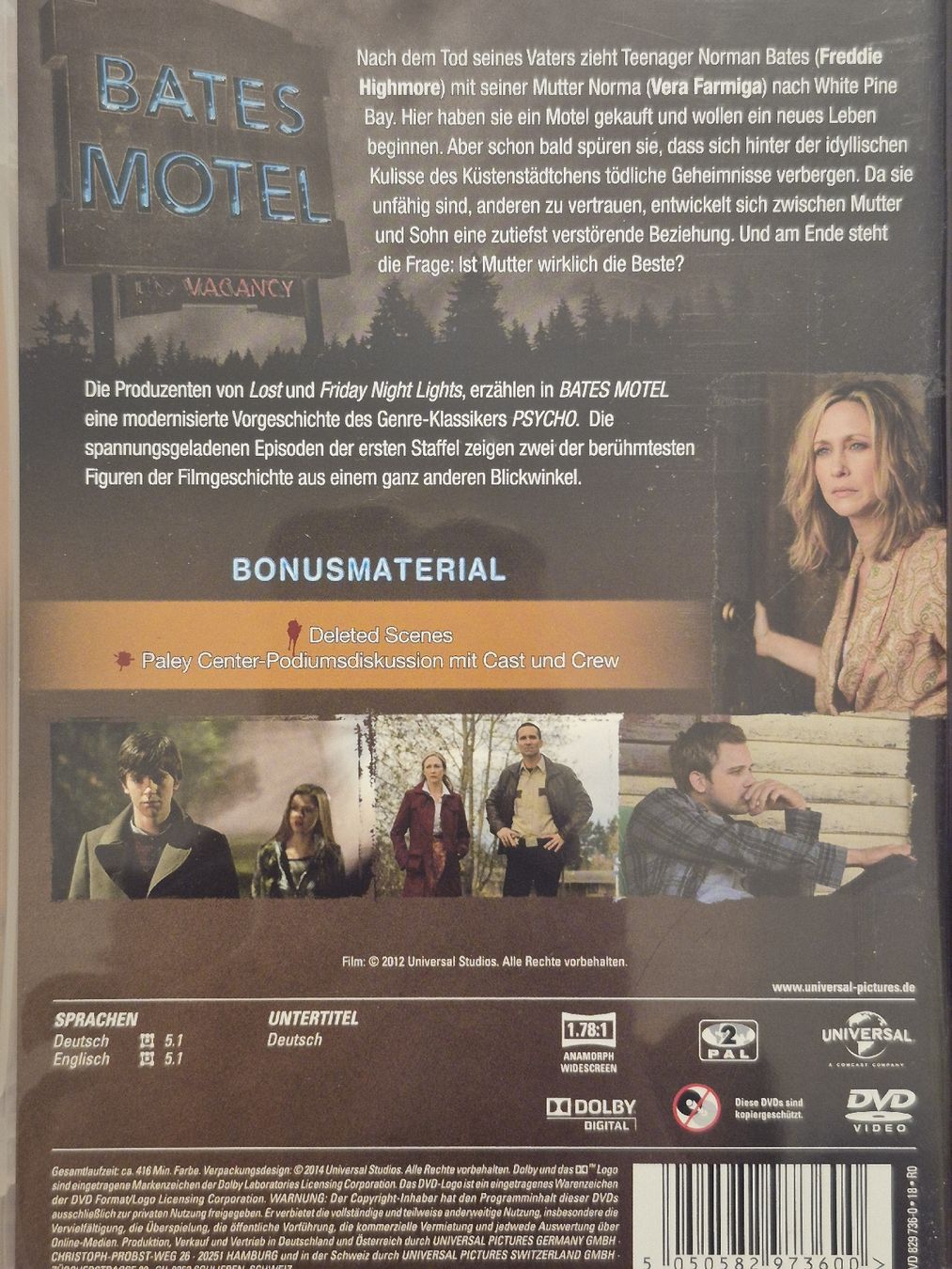 Tutti i DVDs: Bates Motel - Staffel 1 DVD  – Usato da Oberembrach venduto da Kady638 1