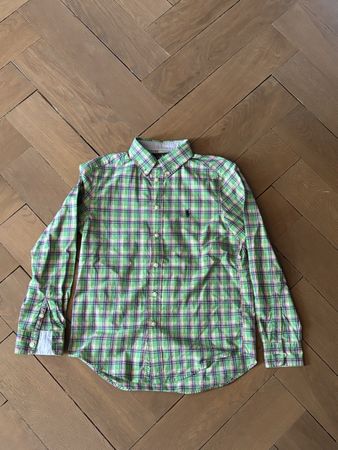 Chemise Ralph Lauren à carreaux verts taille M