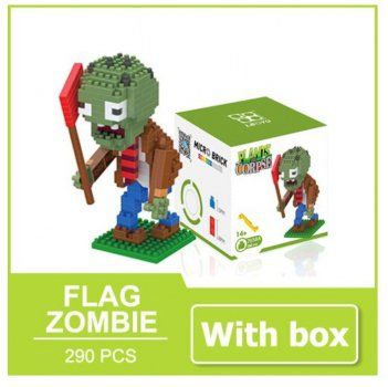 Nanoblock Baukästen: 7038A Lboyu - Plants Corpse - Flag Zombie – Neu und originalverpackt aus Hochdorf von ruest-online