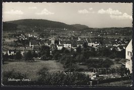 Mellingen /Aarg., Teilansicht mit Kirche