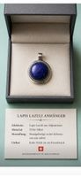 Handgefertigter Lapislazuli-Anhänger aus Afghanistan – 925er
