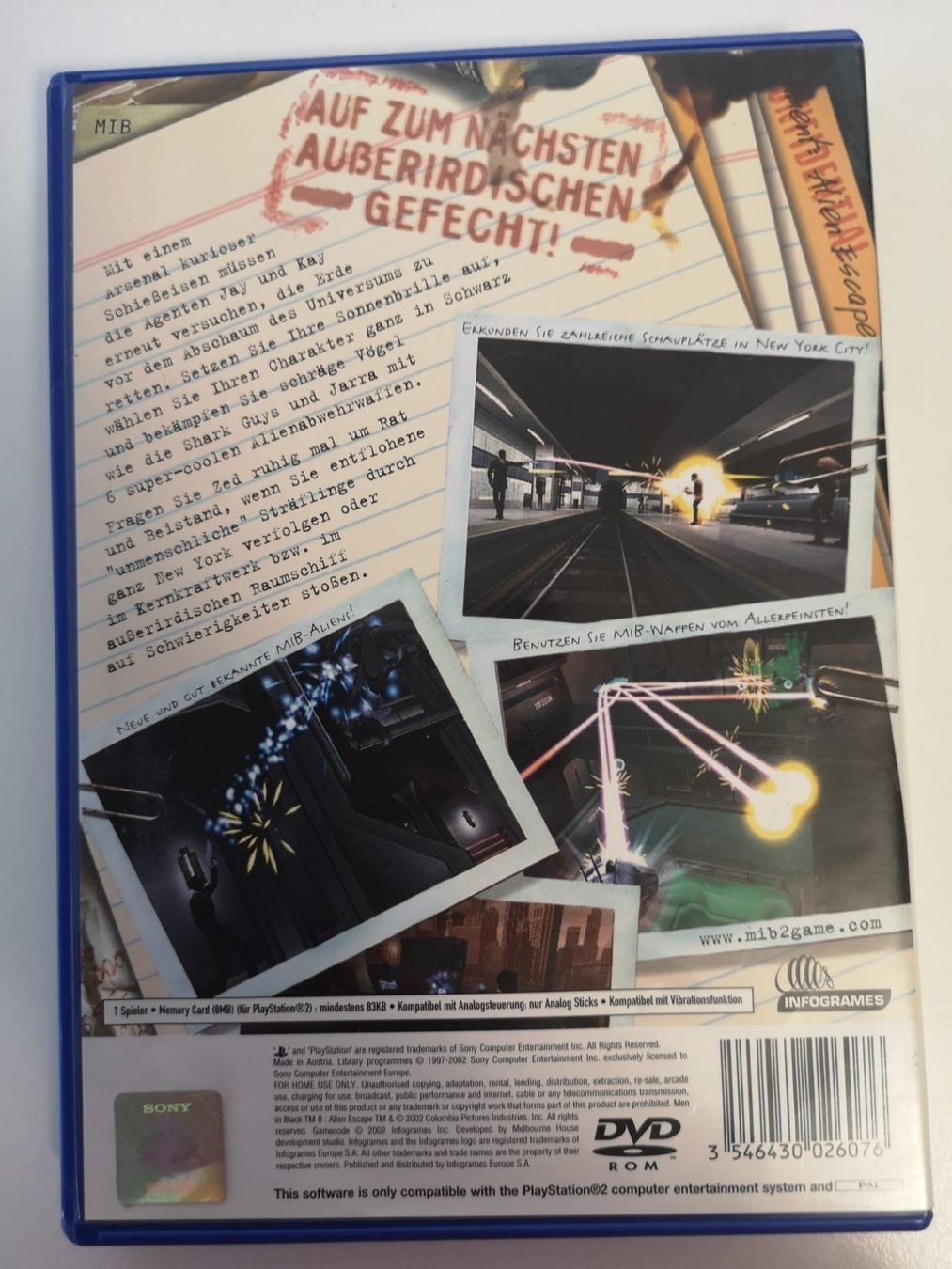 Sony Giochi: Men in Black 2 (PS2) – Usato da Herisau venduto da Seyashop1 2
