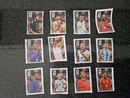 Alle 12 Panini Coca Cola Sticker - WM2026 