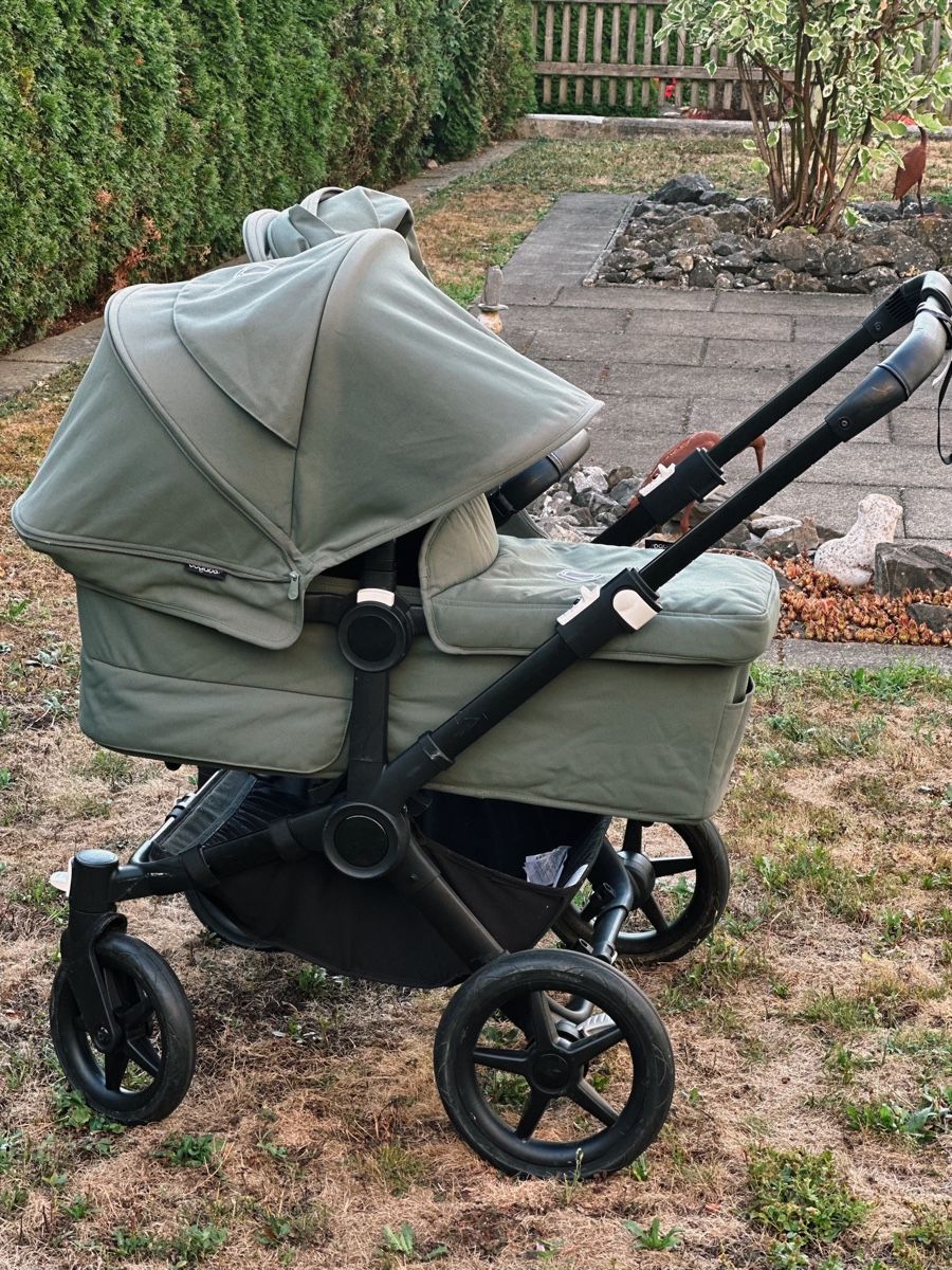 Bugaboo Kinderwagen: Bugaboo Donkey 5 Twin Stroller Forest Green Used – Gebraucht aus Affoltern am Albis von rot_682g 7