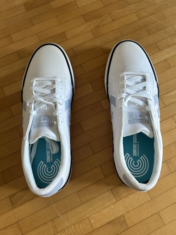 Converse Scarpe da uomo: Neu!Converse Belmont Ox White, Size:43 EUR:43 UK:8.5 – Nuovo e nell'imballaggio originale da St Gallen venduto da kon_2nnp 2