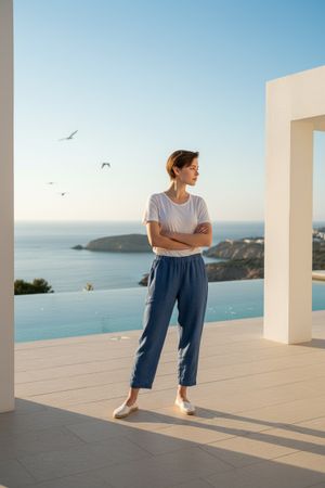 Pantalon Maloka Bleu - neuf - taille 6