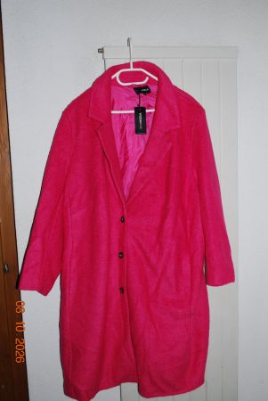 Damen Mantel MiaModa Pink Grösse 62 ungetragen