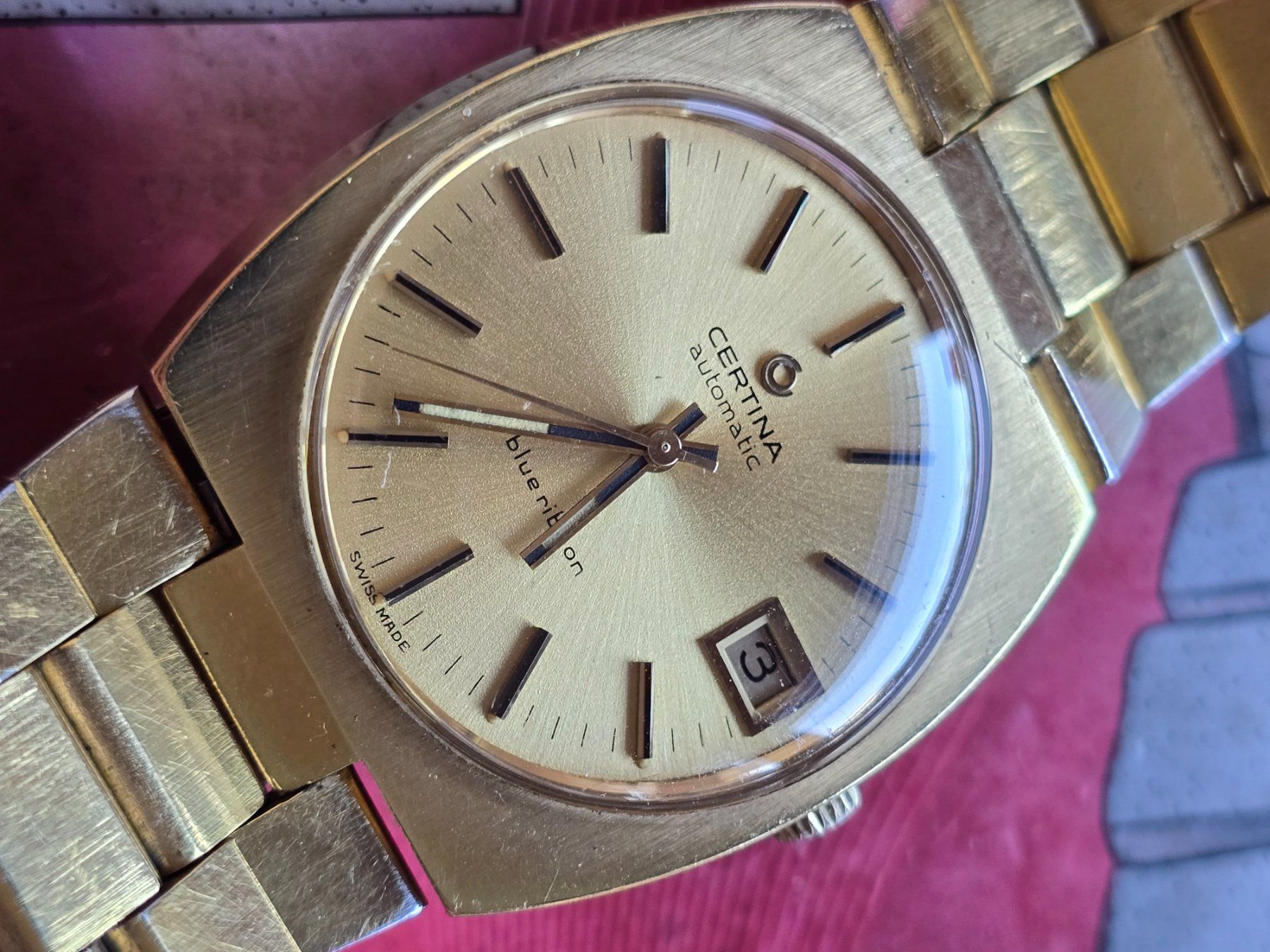 Certina Montres: 34 Certina Blue Ribbon Automat Date – D'occasion à Muri AG par Corredor 9