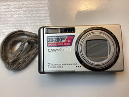 Vintage Digitalkamera "RICOH CAPLIO R3“ 2005 mit Etui