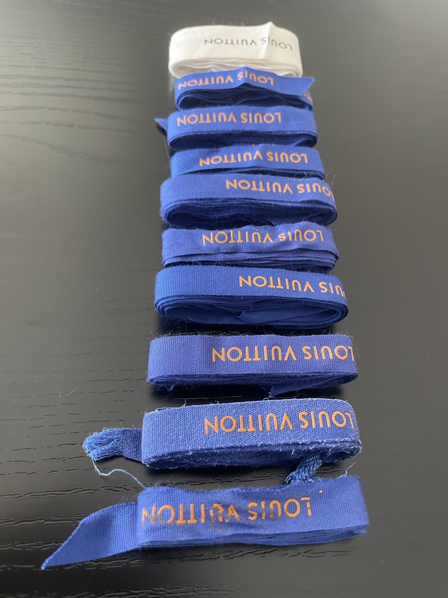 Nastri decorativi: ORIGINALE LOUIS VUITTON GESCHENKBÄNDER BLAU – Nuovo (secondo la descrizione) da Rorschacherberg venduto da drdupor 2