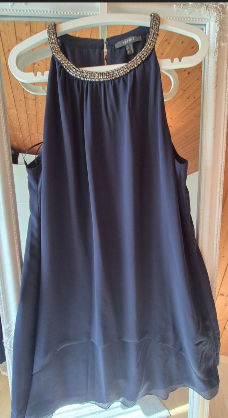 Esprit Vestiti: NEUES Esprit Kleid dunkelblau Gr.44 – Nuovo (secondo la descrizione) da Elgg venduto da Chaefi2000