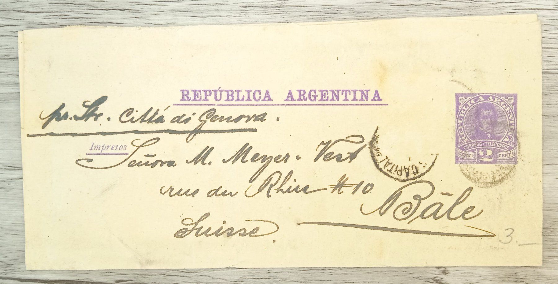 Tutti i francobolli: TR69 Document + Timbre Argentine – Usato da Cousset venduto da Patrick_Collections