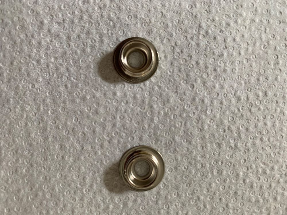 Kunststoff Druckknöpfe Transparent 10x Druckknöpfe Zum Annähen – 25mm, Transparent, Aus Kunststoff, Für Nähen & Schneiderbedarf Druckknöpfe Plastik