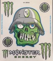 Monster Energy Aufkleber Sticker Bogen 6teilig (Art. 8206)