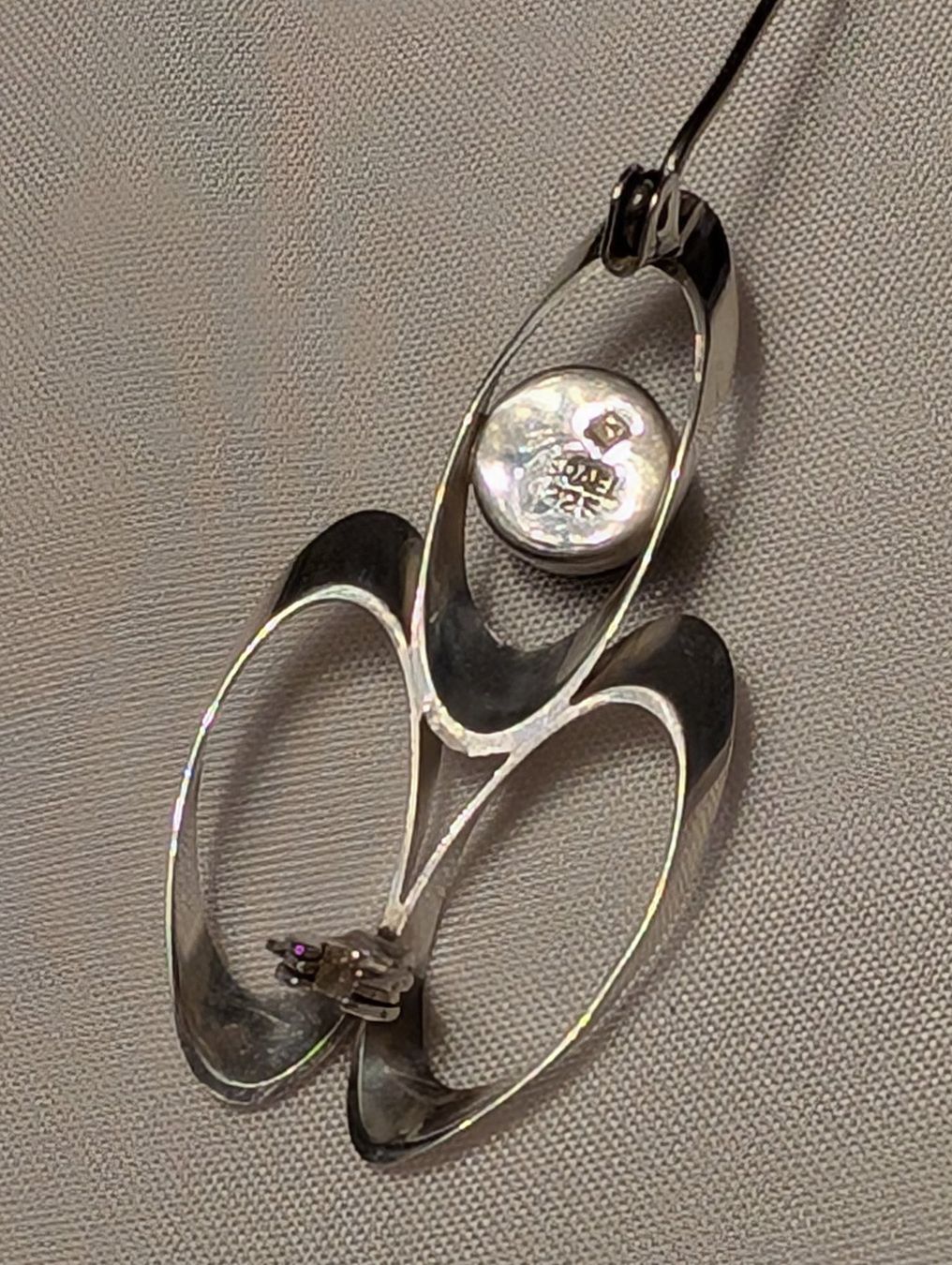 Spille & Fermagli: Vintage Brosche mit Eilatstein-Cabochon, Silber 925 – Usato da Ermatingen venduto da Hanni_und_Nanni 3