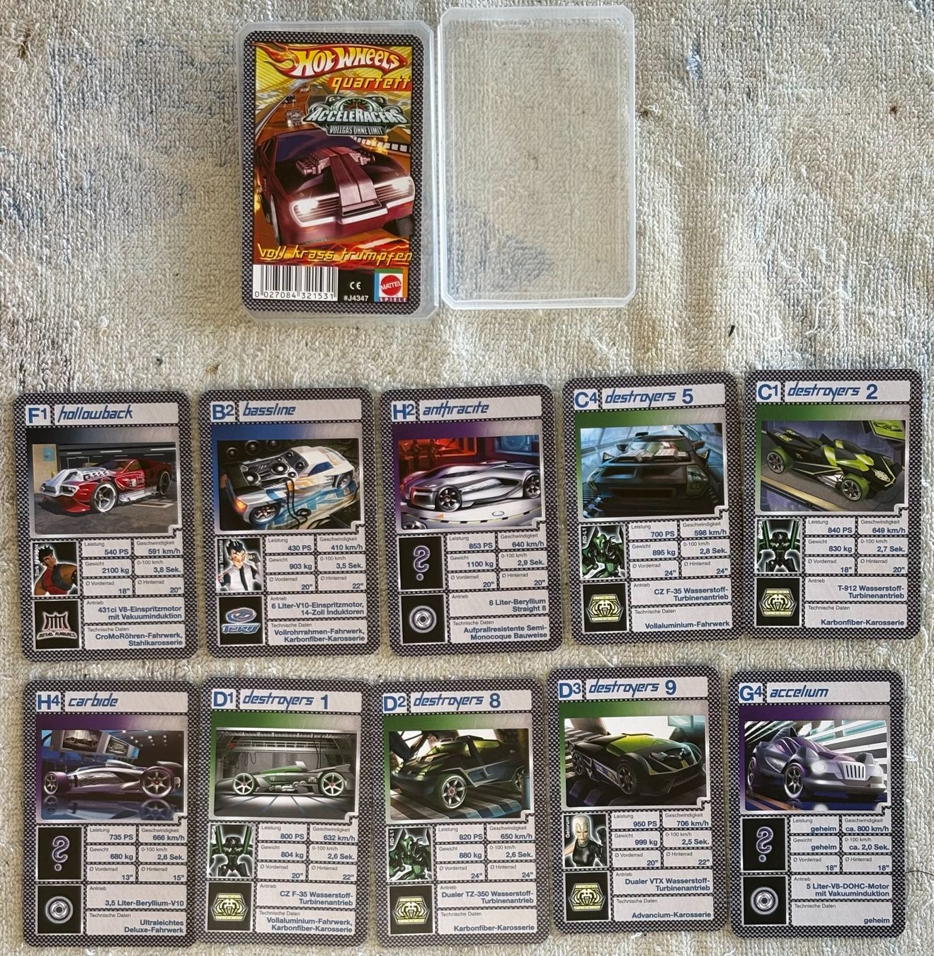 Giochi: QUARTETT HOT WHEELS – Usato da Ostermundigen venduto da Heavenmaus75 1
