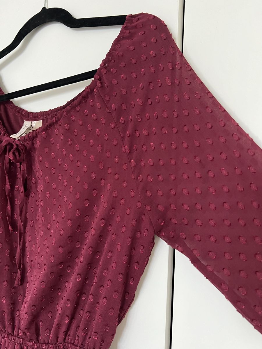H&M Vestiti: H&M Kleid, bordeaux, Grösse 34 – Nuovo (secondo la descrizione) da Zürich venduto da anna_ri 1