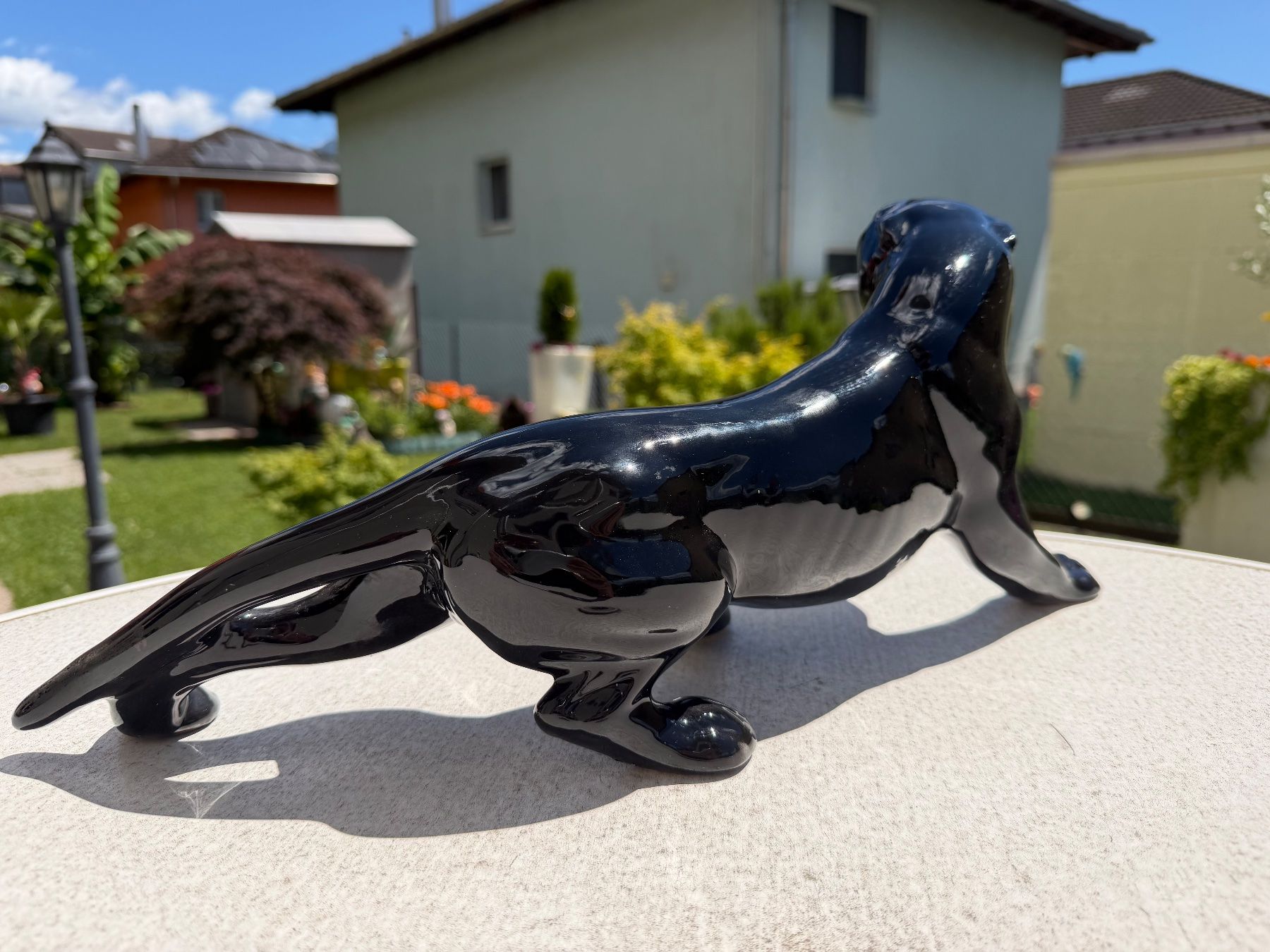 Figuren: Keramischer Schwarzer Panther (lang 45 cm) – Gebraucht aus Cugnasco von tizianaq 5