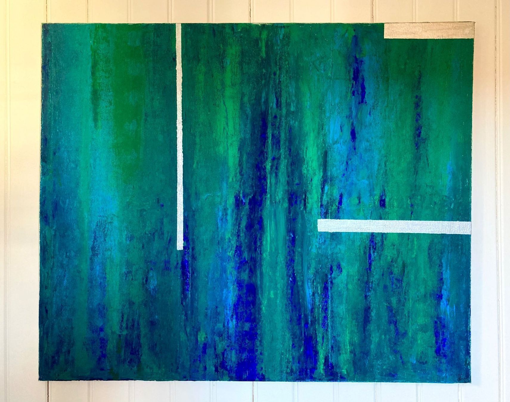 Foto & Immagini: Abstrakte Kunst auf Leinwand 120x100cm – Usato da Bäretswil venduto da Ki-Ja-S