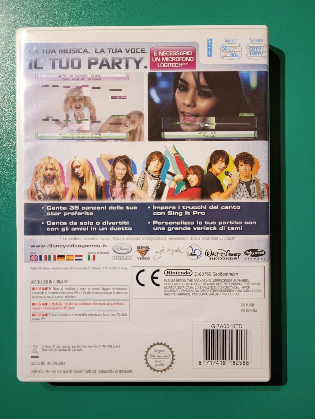 Disney Spiele: Disney Sing It - Nintendo Wii – Gebraucht aus Grindelwald von lego9 1
