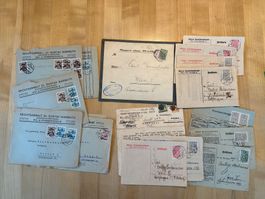Briefmarken Couvert Postkarten Wien