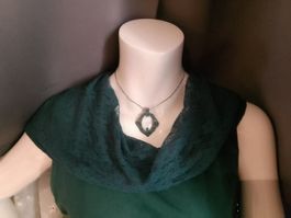 Makramee Kette mit Perlmutt